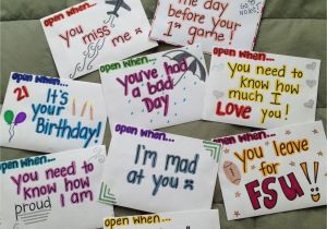Ldr Birthday Gifts for Him Open when Letters Long Distance Gift Valentines Day Gift
