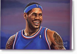 Lebron James Birthday Card Olympic Greeting Cards Fine Art America