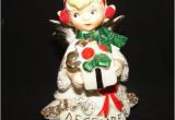 Lefton Birthday Girl Figurines Lefton December Birthday Angel Girl Figurine W Rhinestones