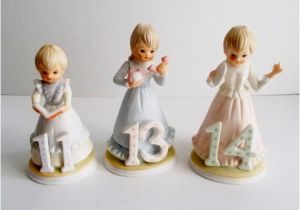 Lefton Birthday Girl Figurines Vintage Lefton Birthday Girl Figurines Your Choice by