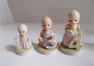 Lefton Birthday Girl Figurines Vintage Lefton Birthday Girl Figurines Your Choice by