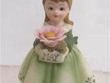 Lefton Birthday Girl Figurines Vintage Lefton China May Birthday Girl Figurine Kw 7227 Ebay