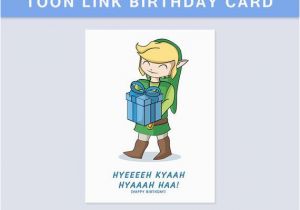 Legend Of Zelda Birthday Card Printable Legend Of Zelda Birthday Card Greeting Cards