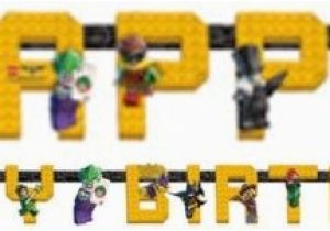 Lego Batman Happy Birthday Banner Boys Girls Birthday Party Lego Batman themed 39 Happy