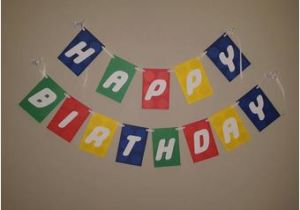 Lego Batman Happy Birthday Banner Lego Birthday Banner Etsy