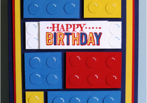 Lego Birthday Card Ideas A Crafty Cat Boys Lego Birthday Card