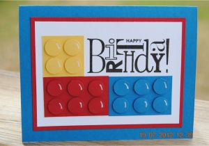 Lego Birthday Card Ideas Handcrafted Kids Building Block Style Building Block Birthday