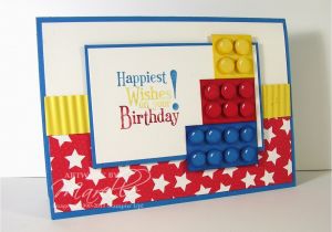 Lego Birthday Card Ideas Marelle Taylor Stampin 39 Up Demonstrator Sydney Australia