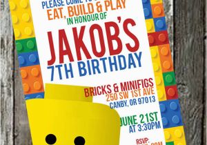 Lego Birthday Invitation Wording Everything is Awesome It 39 S A Lego Party B Lovely events