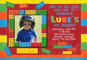 Lego Birthday Invitation Wording Lego Birthday Party Invitations Egreeting Ecards