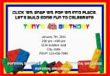 Lego Birthday Invitation Wording Lego Invitation Template Best Template Collection