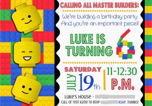 Lego Birthday Invitation Wording Smile Like You Mean It Portfolio