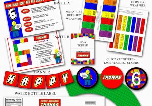 Lego Birthday Party Invitations Online 9 Best Images Of Lego Birthday Printables Lego Party