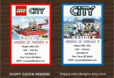 Lego City Birthday Invitations 5 Best Images Of Lego City Birthday Invitations Printable