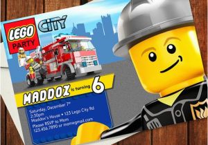 Lego City Birthday Invitations Crayola Crayon Birthday Invitation Digital by