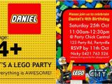 Lego City Birthday Invitations Items Similar to Lego City Blocks Party Invite Invitation