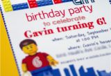 Lego City Birthday Invitations Lego Birthday Invitations the Scrap Shoppe