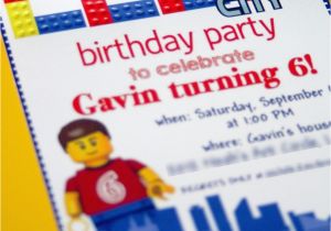 Lego City Birthday Invitations Lego Birthday Invitations the Scrap Shoppe