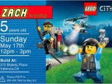 Lego City Birthday Invitations Lego City Birthday Invitation Personalized with Door