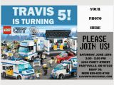 Lego City Birthday Invitations Lego Police Birthday Invitation orderecigsjuice Info