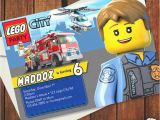 Lego City Birthday Invitations Lego Police Birthday Invitation orderecigsjuice Info