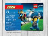 Lego City Birthday Party Invitations 25 Best Ideas About Lego Birthday Invitations On