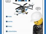 Lego City Birthday Party Invitations Items Similar to Lego City Police Party Supplies On Etsy