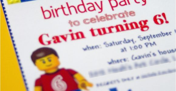 Lego City Birthday Party Invitations Lego Birthday Invitations the Scrap Shoppe