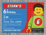 Lego City Birthday Party Invitations Lego Birthday Party Invitation Ideas Bagvania Free