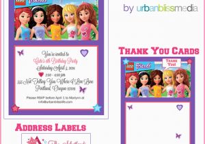 Lego Friends Birthday Invitation Lego Birthday Quotes Quotesgram