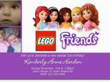 Lego Friends Birthday Invitation Lego Friends Birthday Invitations by Uprintinvitations On