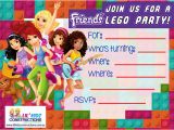 Lego Friends Birthday Invitation Lego Friends Party Invitations Cimvitation