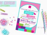 Lego Friends Birthday Invitations Lego Friends Birthday Invitation Printable by