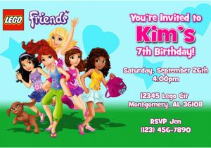 Lego Friends Birthday Invitations Lego Friends Invitations General Prints