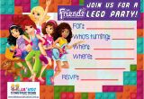 Lego Friends Birthday Invitations Lego Friends Party Invitations Cimvitation