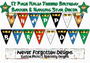 Lego Ninjago Happy Birthday Banner 263 Best Ideas About Ninjago Anniversaire On Pinterest