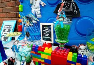 Lego Star Wars Birthday Decorations Kara 39 S Party Ideas Star Wars Lego Birthday Party Kara 39 S