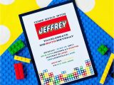 Lego themed Birthday Invitation Card Lego Birthday Invitations Free Ideas Egreeting Ecards