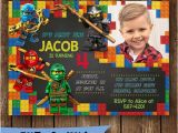 Lego themed Birthday Invitation Card Lego Birthday Invitations Lego Birthday Invitations with