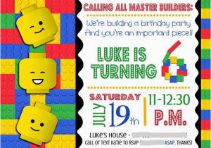 Lego themed Birthday Invitations Best 25 Lego Invitations Ideas On Pinterest Diy Lego