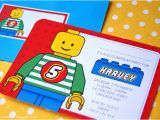 Lego themed Birthday Invitations Kara 39 S Party Ideas Lego themed 5th Birthday Party