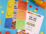 Lego themed Birthday Invitations Kids Party Ideas A Lego Inspired Birthday Party Ideas