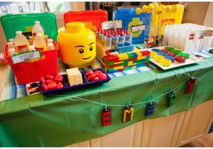 Lego themed Birthday Party Decorations Lego Birthday Party Ideas