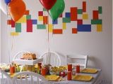 Lego themed Birthday Party Decorations Lego theme Party Ideas Diy Inspired