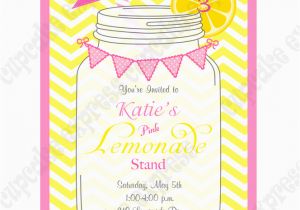 Lemonade Birthday Party Invitations Pink Lemonade Printable Invitation 1 Diy