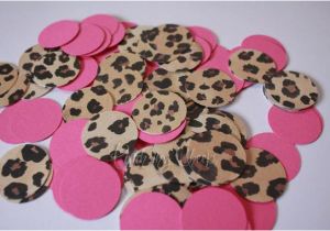 Leopard Birthday Decorations Leopard Cheetah Hot Pink Confetti Perfect for Your Party