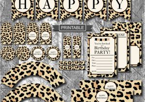 Leopard Print Birthday Decorations Diy Leopard Print Cheetah Print Birthday Party Decorations