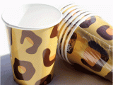 Leopard Print Birthday Decorations Leopard Print Party Cups Cheetah Print Party Supplies