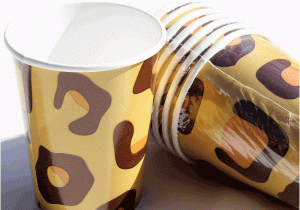 Leopard Print Birthday Decorations Leopard Print Party Cups Cheetah Print Party Supplies