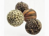 Leopard Print Birthday Party Decorations 12 Zoo Safari Jungle Animal Print Party Decorations Paper